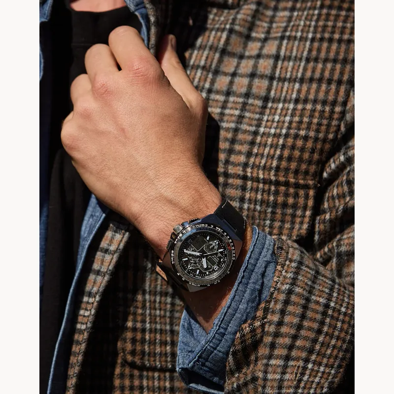 Promaster Skyhawk A-T Black Dial Leather Strap JY8149-05E Promaster Skyhawk A-T Black Dial Leather Strap JY8149-05E